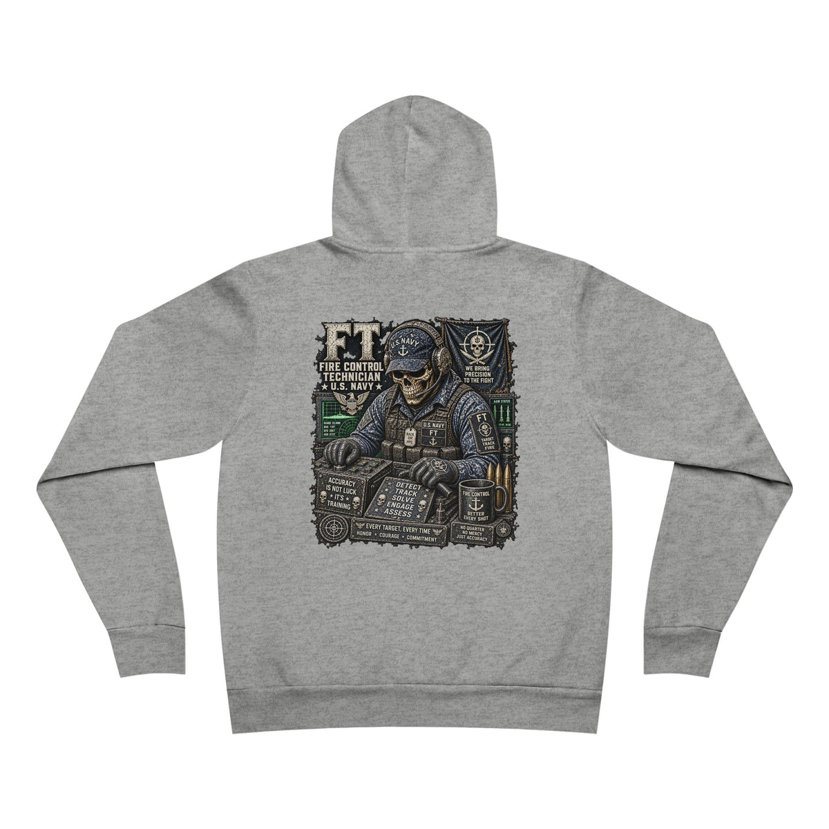 FT (Fire Control Technician) US Navy Heavy Metal Hoodie – Wear Your Rate with Pride