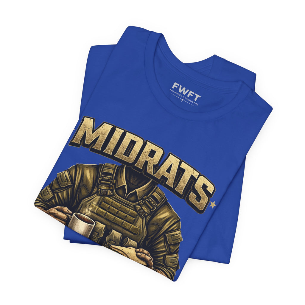 Midrats Built This Body Military Humor T-Shirt | Navy Veteran Tee | Late Night Chow Shirt | Tactical Humor Apparel