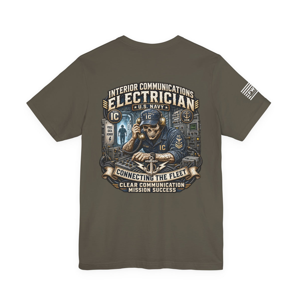 IC (Interior Communications Electricians) - Heavy Metal Rate Specific T-shirt