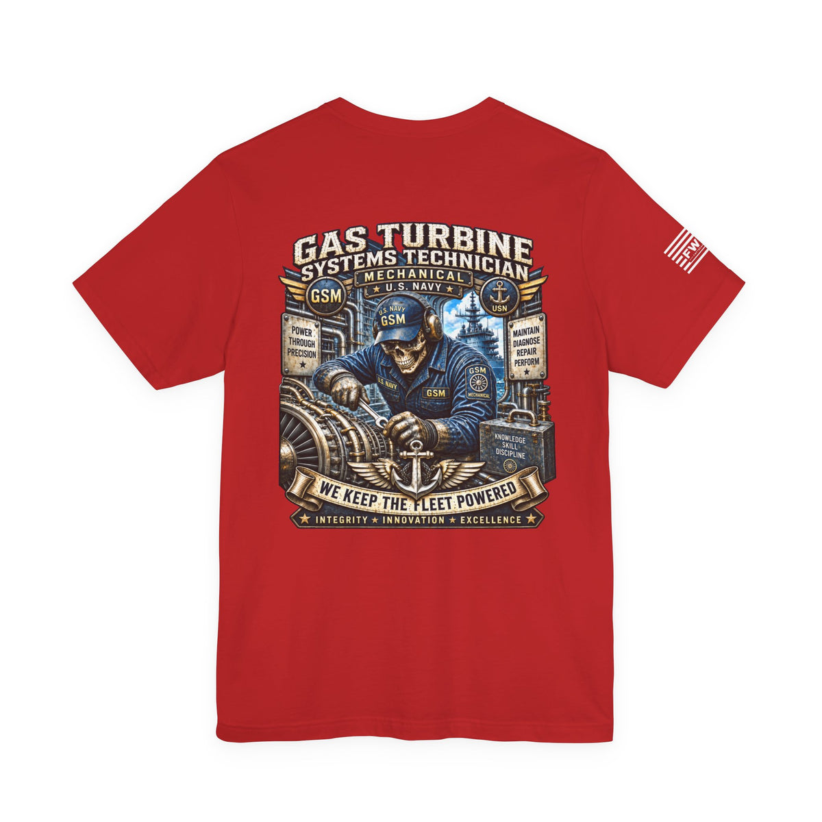 GSM (Gas Turbine Systems Technician - Mechanical) - Heavy Metal Rate Specific T-shirt