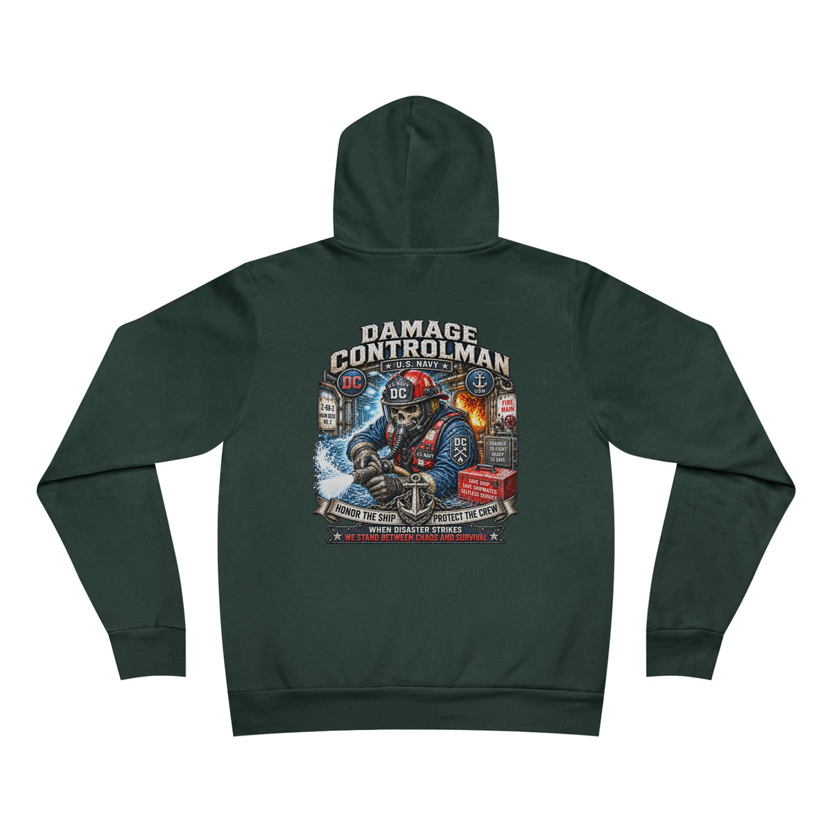 DC (Damage Controlman) US Navy Heavy Metal Hoodie – Wear Your Rate with Pride