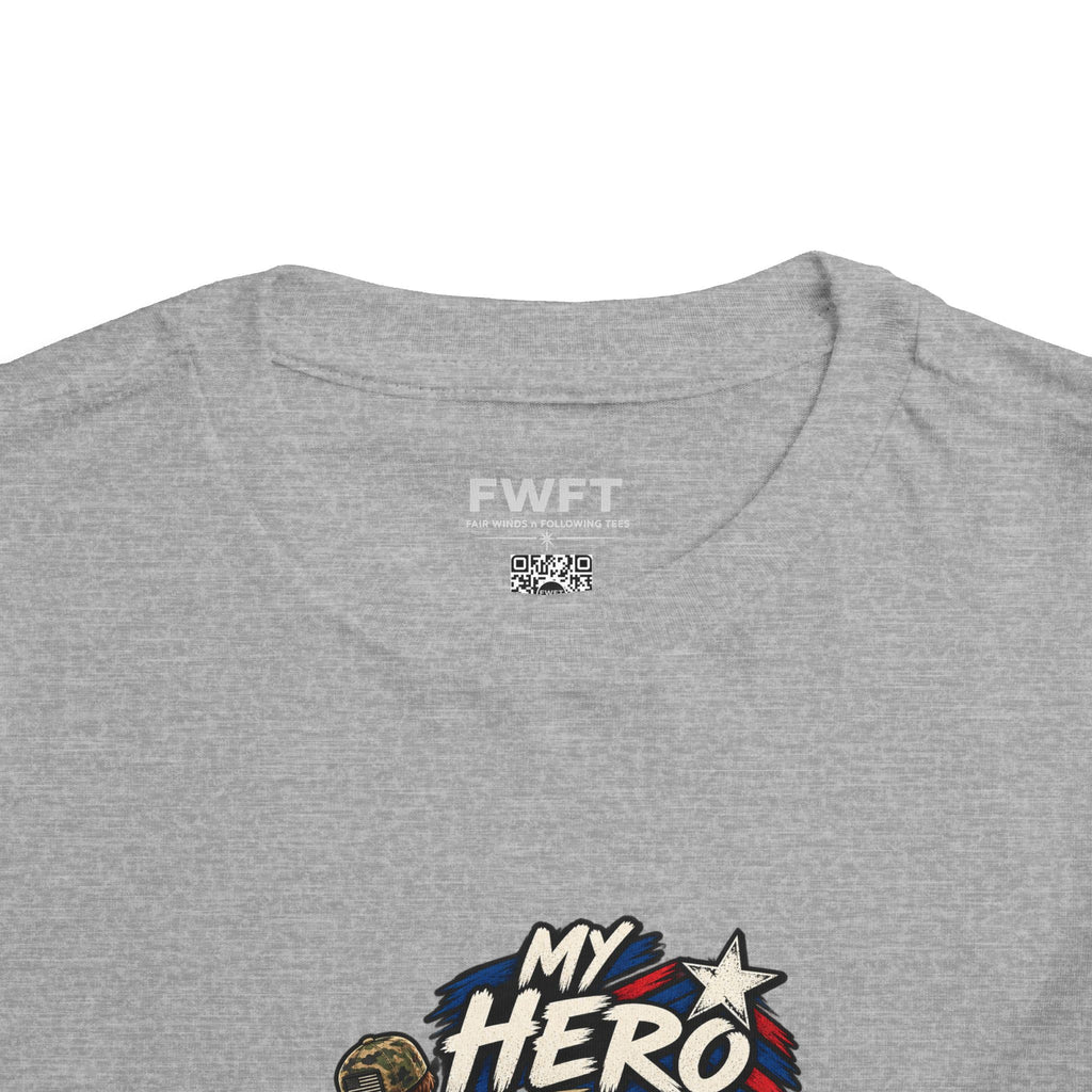 My Hero Doesn't Wear a Cape. My Hero is a Veteran. Son of a Veteran Shirt for Boys, Proud Military Kid T Shirt, Veteran Dad Son Tee, Military Family Gift, Patriotic Youth Shirt, Veteran Family