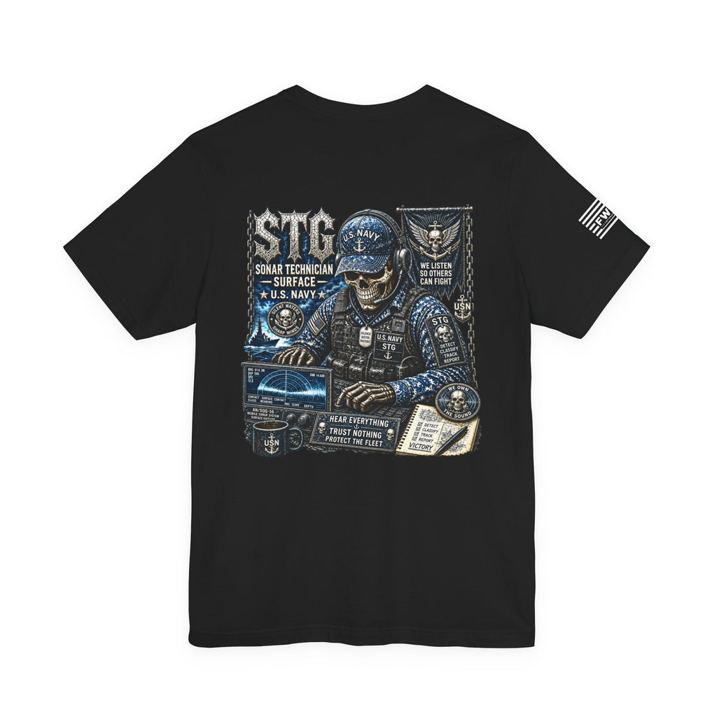 STG (Sonar Technician) - Heavy Metal Rate Specific T-shirt