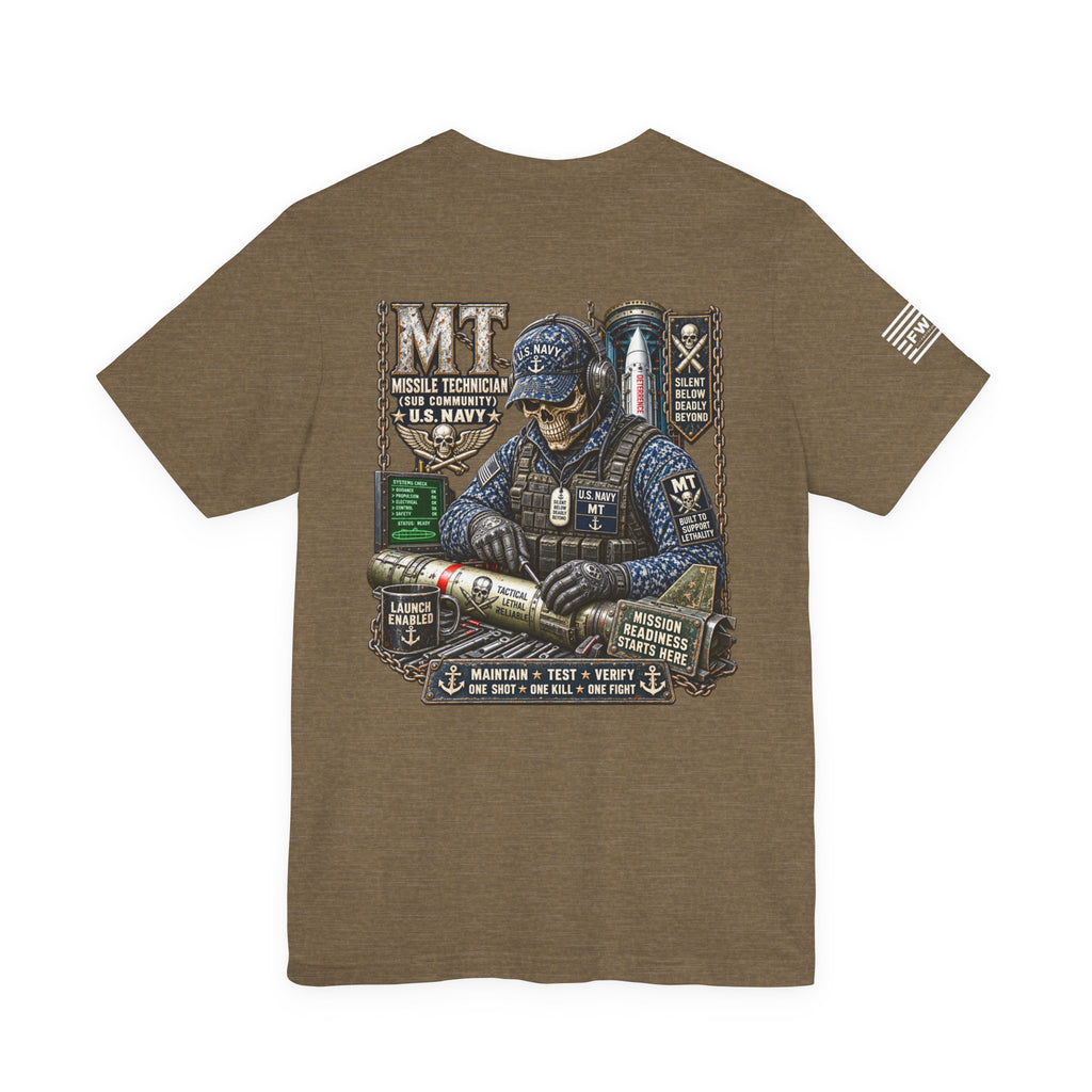 MT (Missile Technician) - Heavy Metal Rate Specific T-shirt
