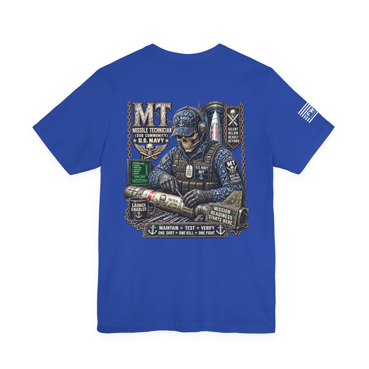 MT (Missile Technician) - Heavy Metal Rate Specific T-shirt