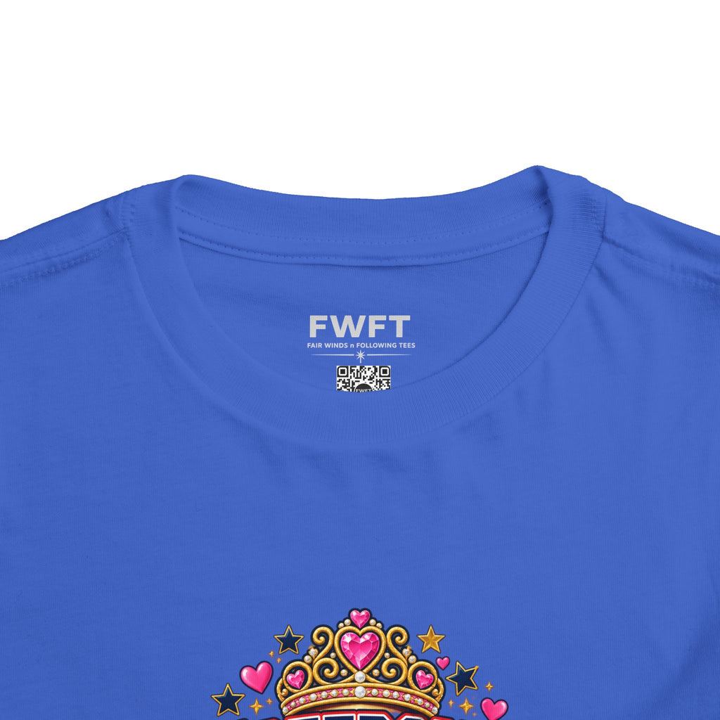 Freedom’s Little Princess Personalized Veteran Daughter Kids Shirt