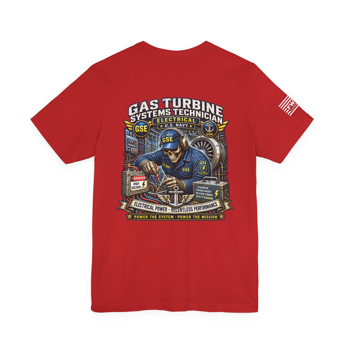 GSE (Gas Turbine Systems Technician - Electrical) - Heavy Metal Rate Specific T-shirt