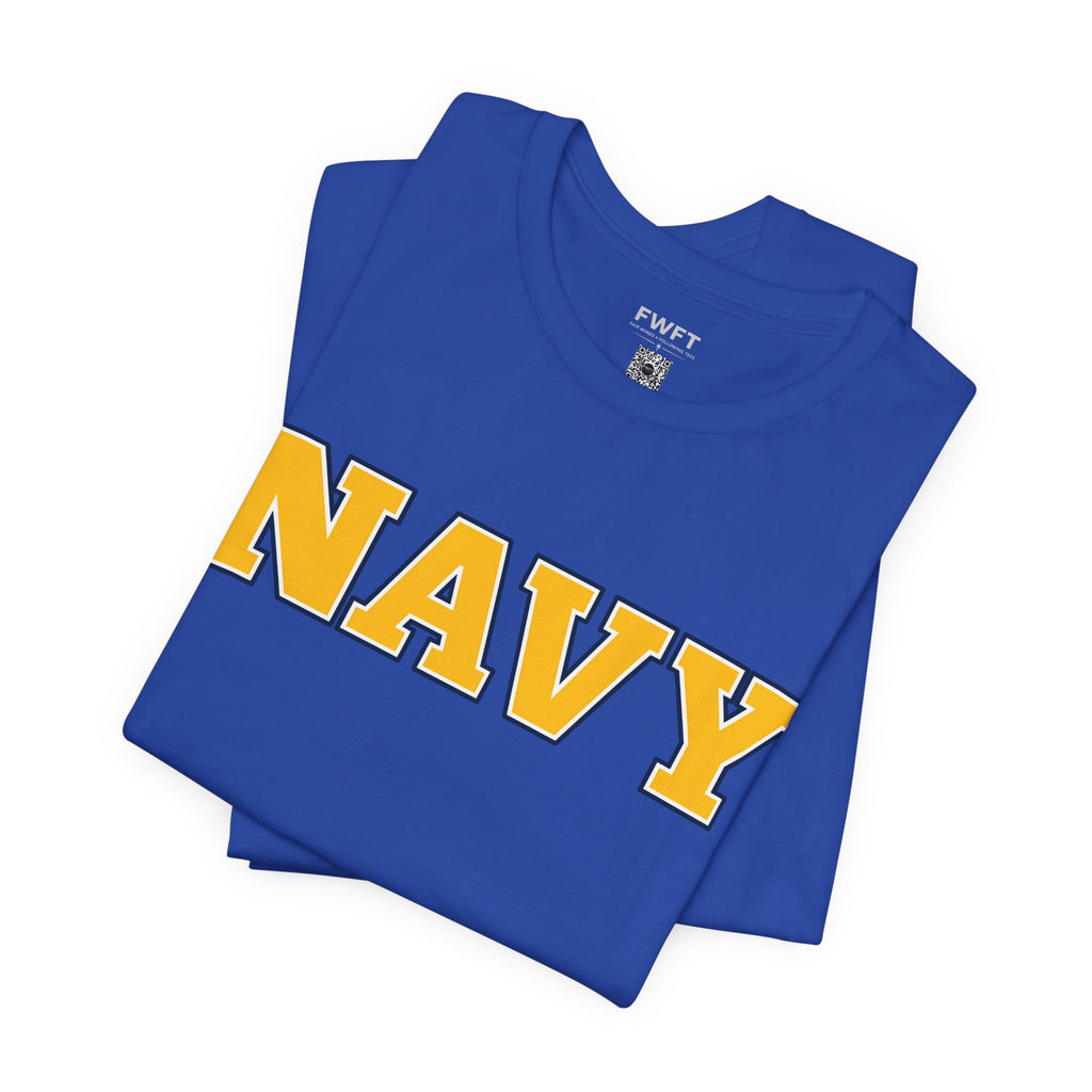 Navy Gold Shirt, Navy Veteran Tee, Military Pride T Shirt, Black Navy Gift, Sailor Apparel