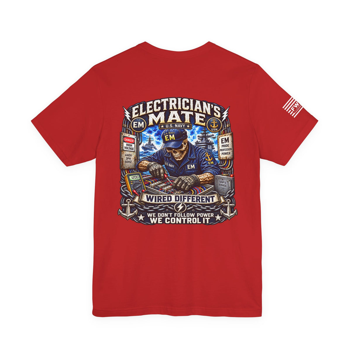 EM (Electricians Mate) - Heavy Metal Rate Specific T-shirt