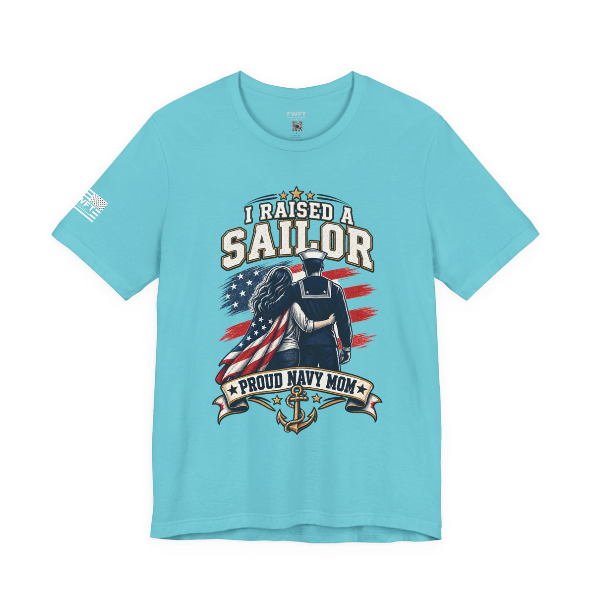 I Raised a Sailor Navy Mom Shirt, Proud Military Mother Gift, Navy Family Tee