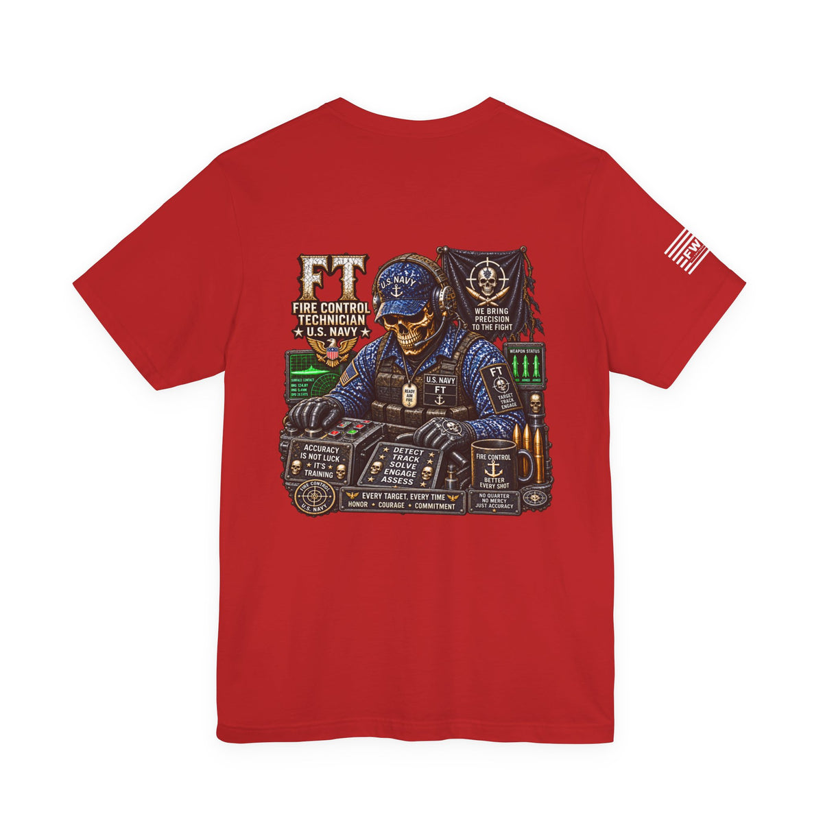 FT (Fire Control Technician) - Heavy Metal Rate Specific T-shirt