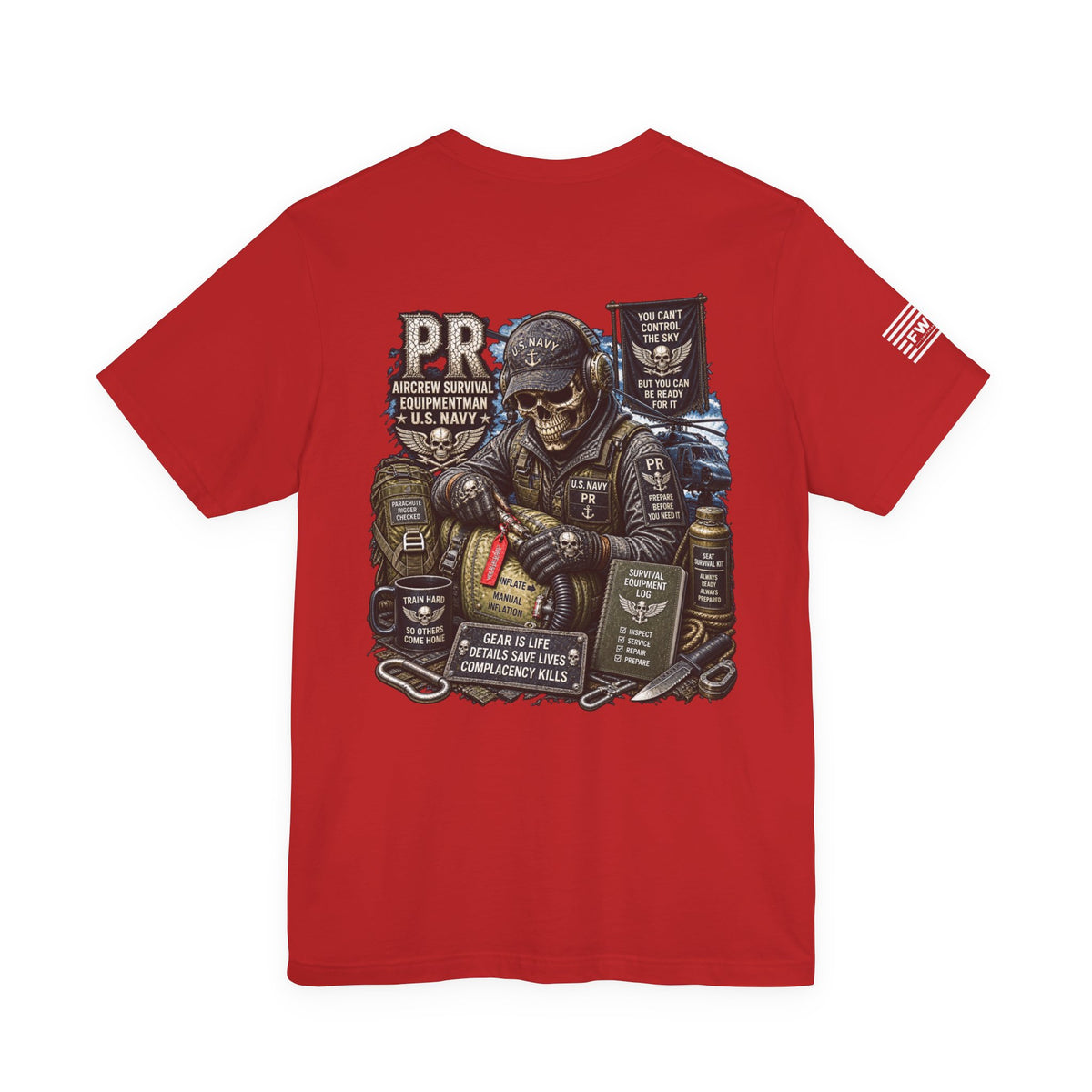 PR (Aircrew Survival Equipmentman) - Heavy Metal Rate Specific T-shirt