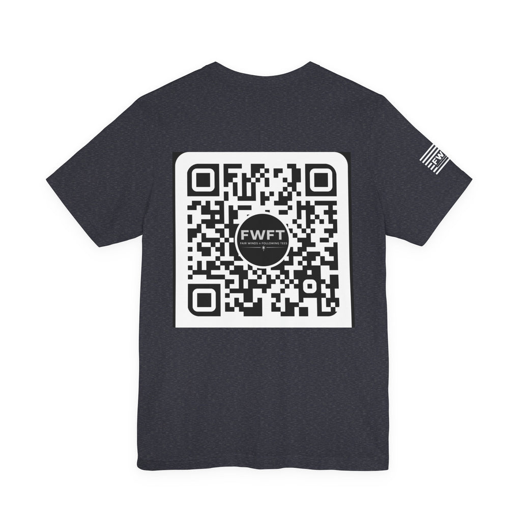 FWFT Logo T-Shirt, Fair Winds & Following Tees Shirt, Navy Inspired Tee, Veteran Apparel, Military Streetwear Shirt