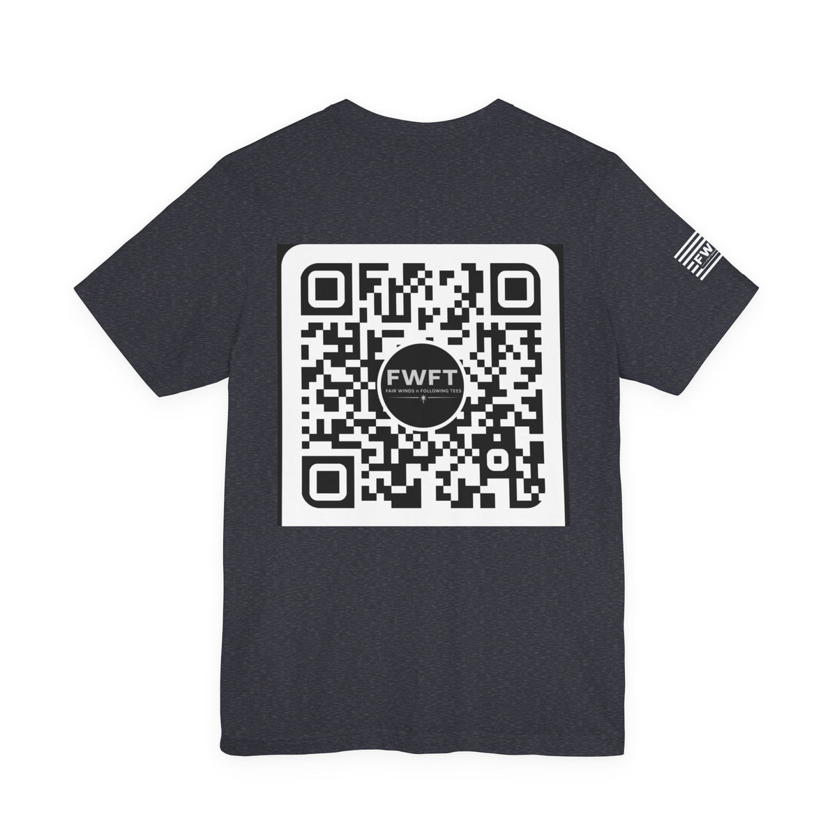 FWFT Logo T-Shirt, Fair Winds & Following Tees Shirt, Navy Inspired Tee, Veteran Apparel, Military Streetwear Shirt