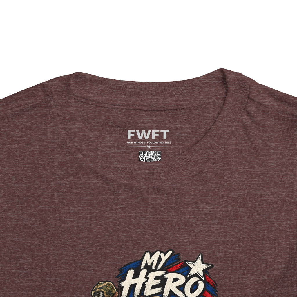 My Hero Doesn't Wear a Cape. My Hero is a Veteran. Son of a Veteran Shirt for Boys, Proud Military Kid T Shirt, Veteran Dad Son Tee, Military Family Gift, Patriotic Youth Shirt, Veteran Family