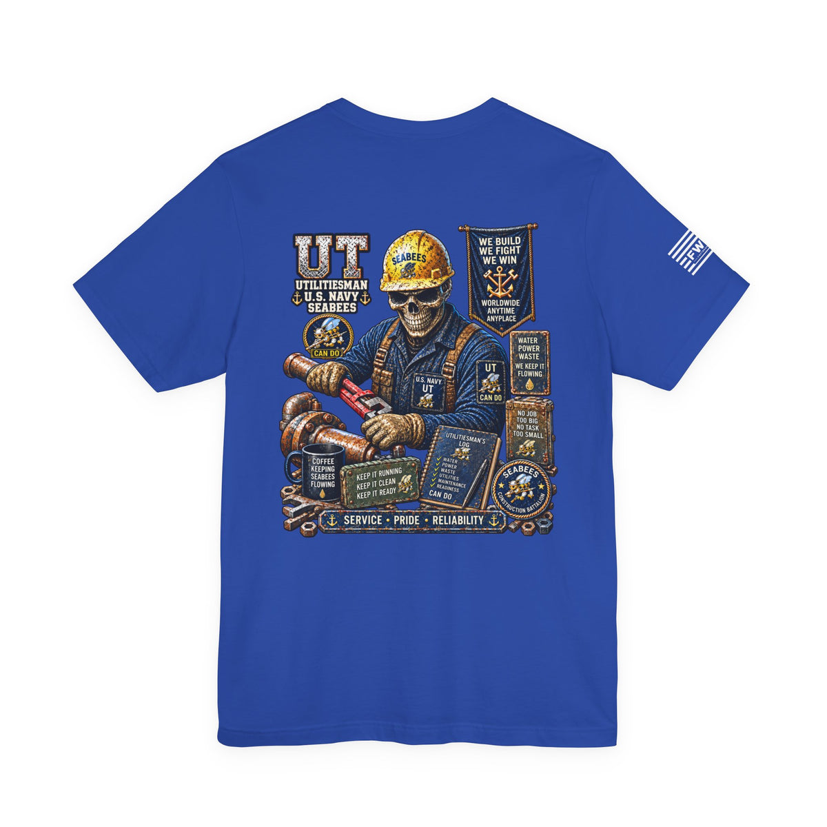 UT (Utilitiesman) - Heavy Metal Rate Specific T-shirt