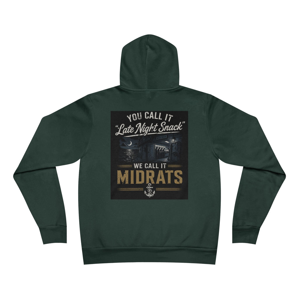 Midrats Hoodie – Civilians Call It Late Night Snack Navy Veteran Military Graphic Sweatshirt