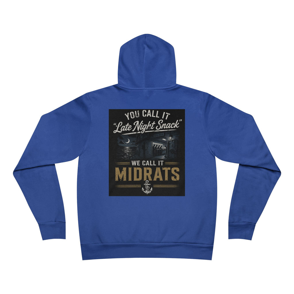 Midrats Hoodie – Civilians Call It Late Night Snack Navy Veteran Military Graphic Sweatshirt