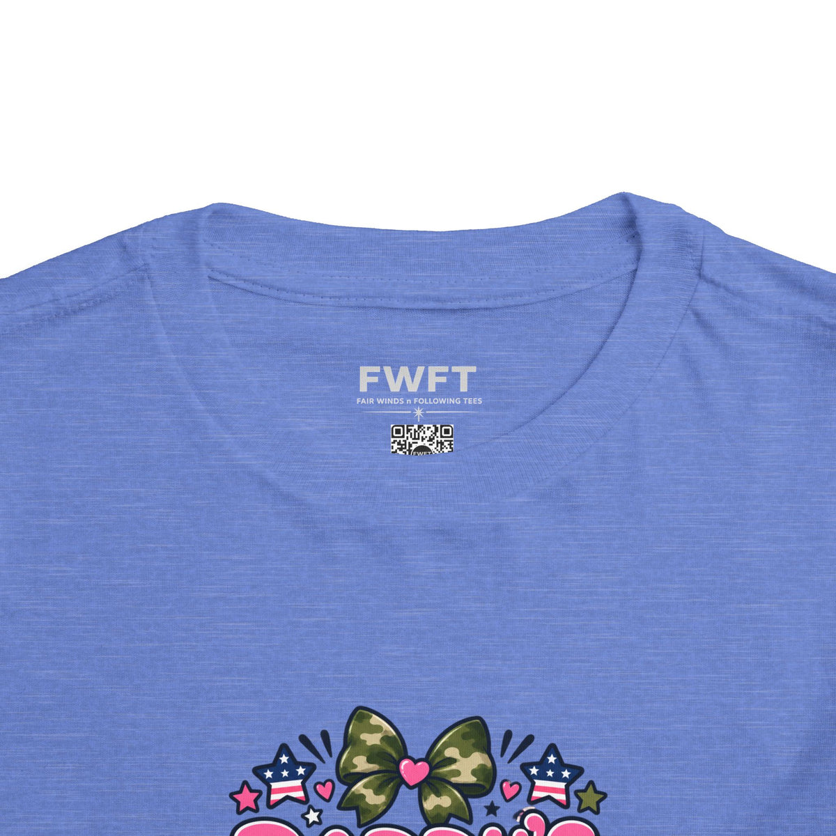 Daddy’s Brave Little Girl Shirt, Proud Daughter of a Veteran Kids Tee