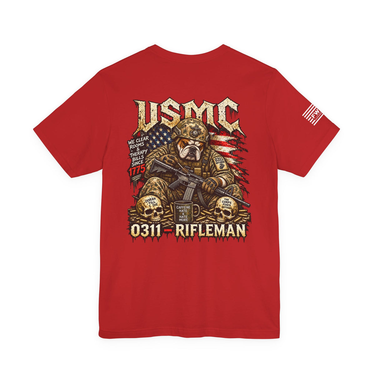 0311 Rifleman Shirt, USMC Marine Corps Infantry Veteran T-Shirt