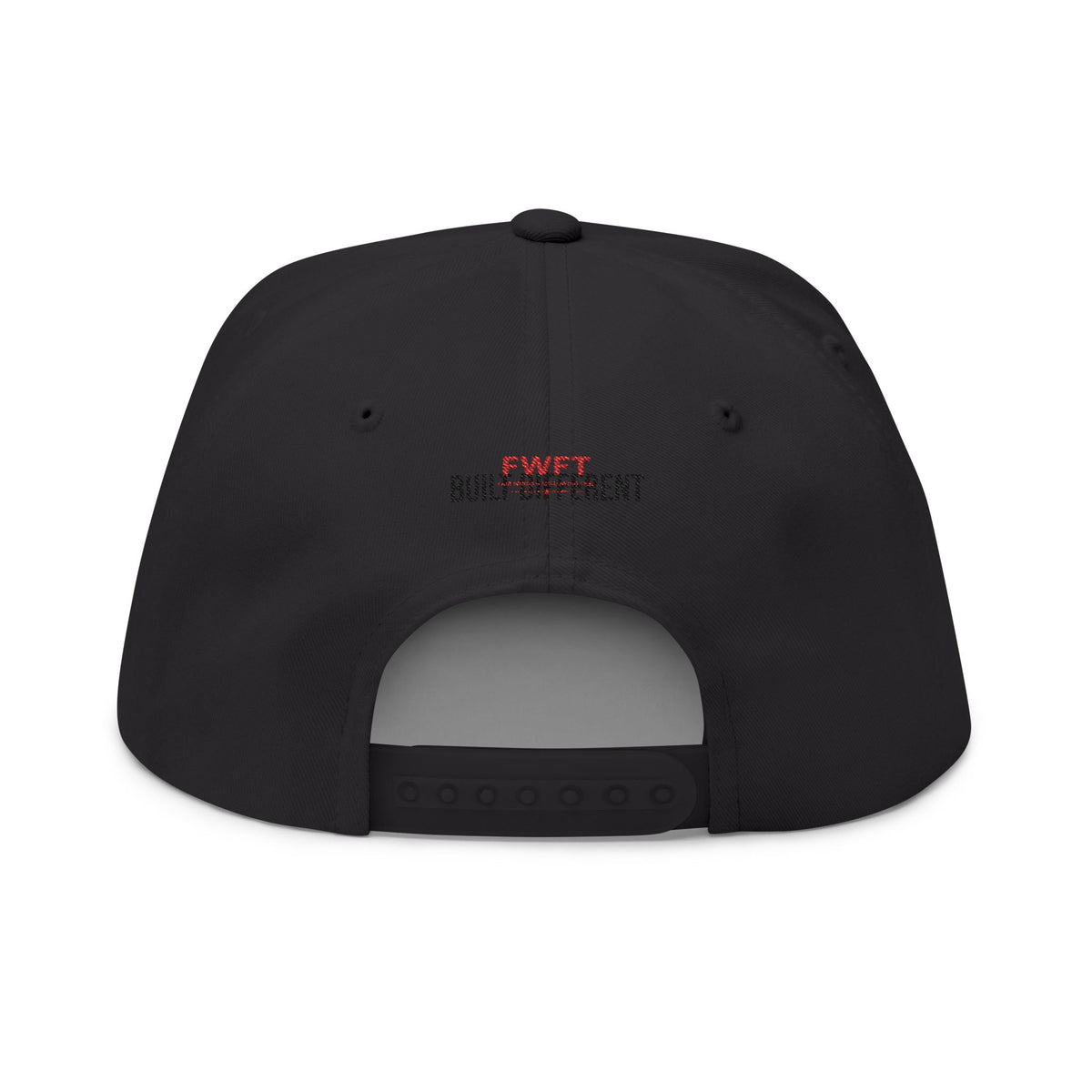 FWFT Logo Hat, Fair Winds & Following Tees Snapback, Navy Veteran Inspired Cap, Flat Bill Military Hat, Streetwear Veteran Brand