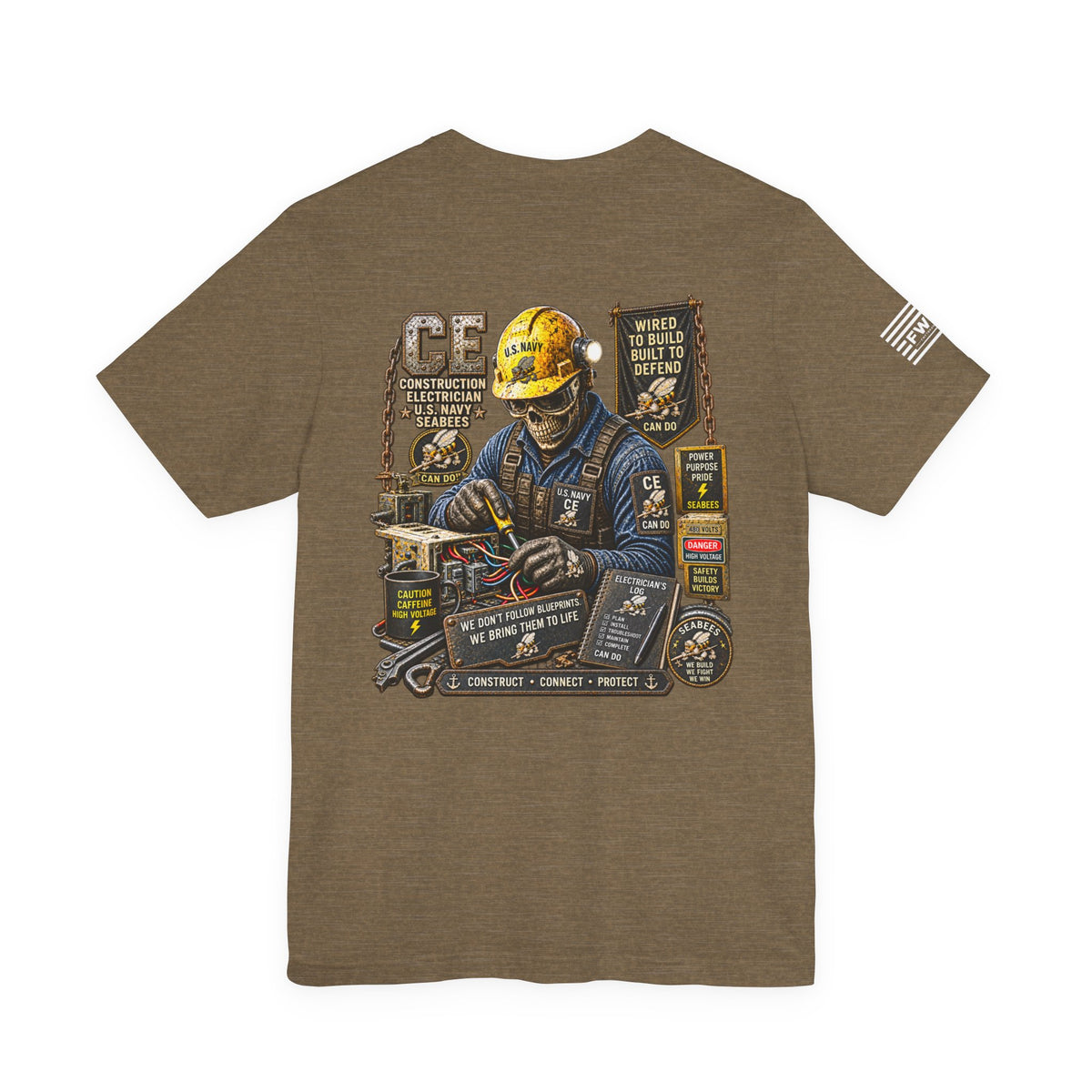 CE (Construction Electrician) - Heavy Metal Rate Specific T-shirt