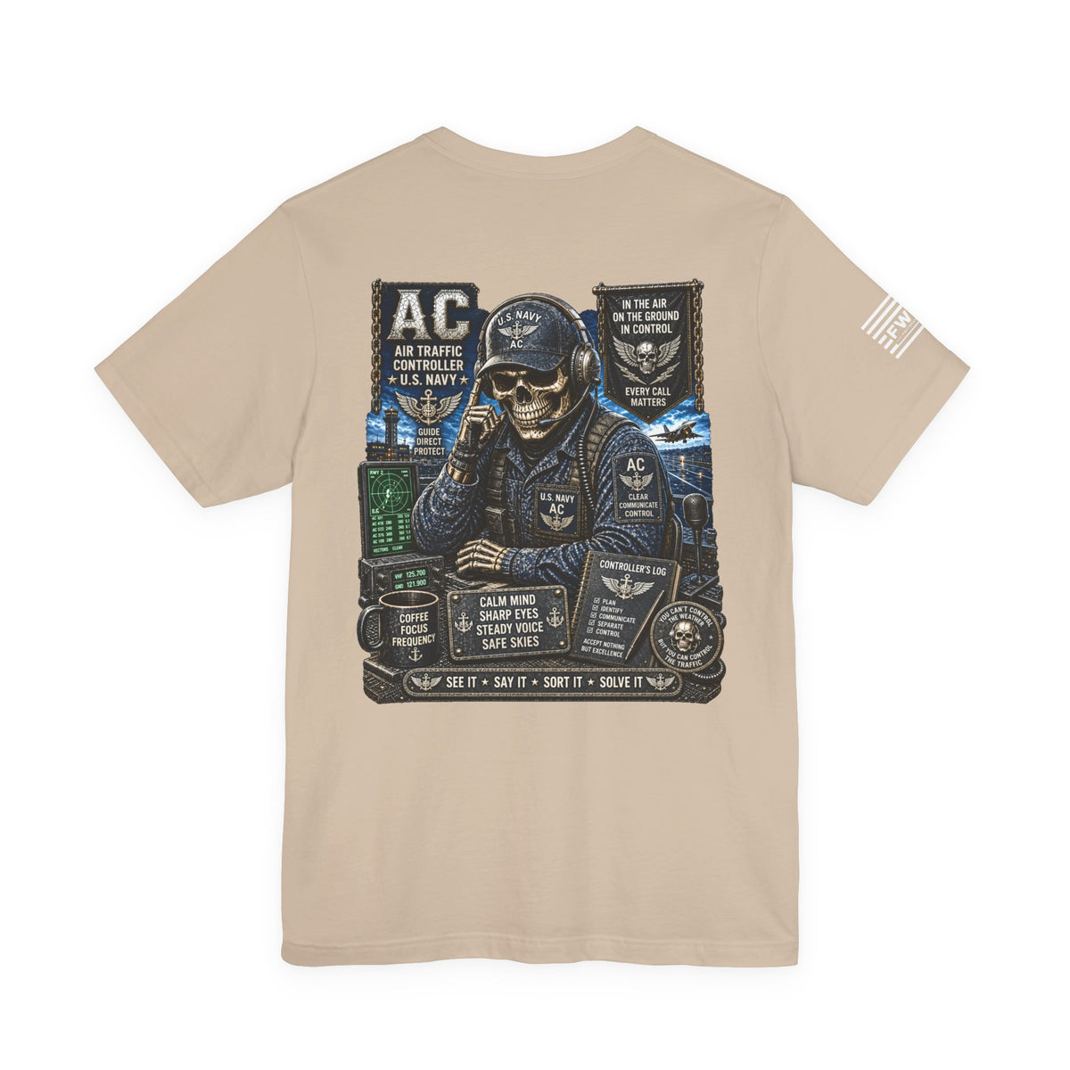 AC (Air Traffic Controller) - Heavy Metal Rate Specific T-shirt