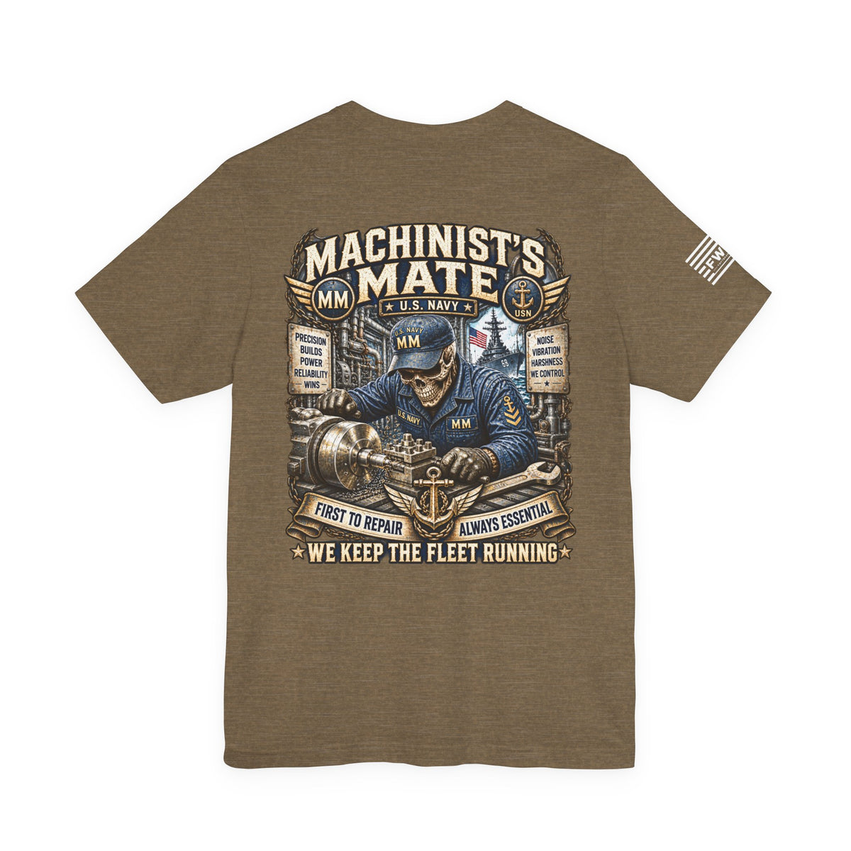 MM (Machinists Mate) - Heavy Metal Rate Specific T-shirt