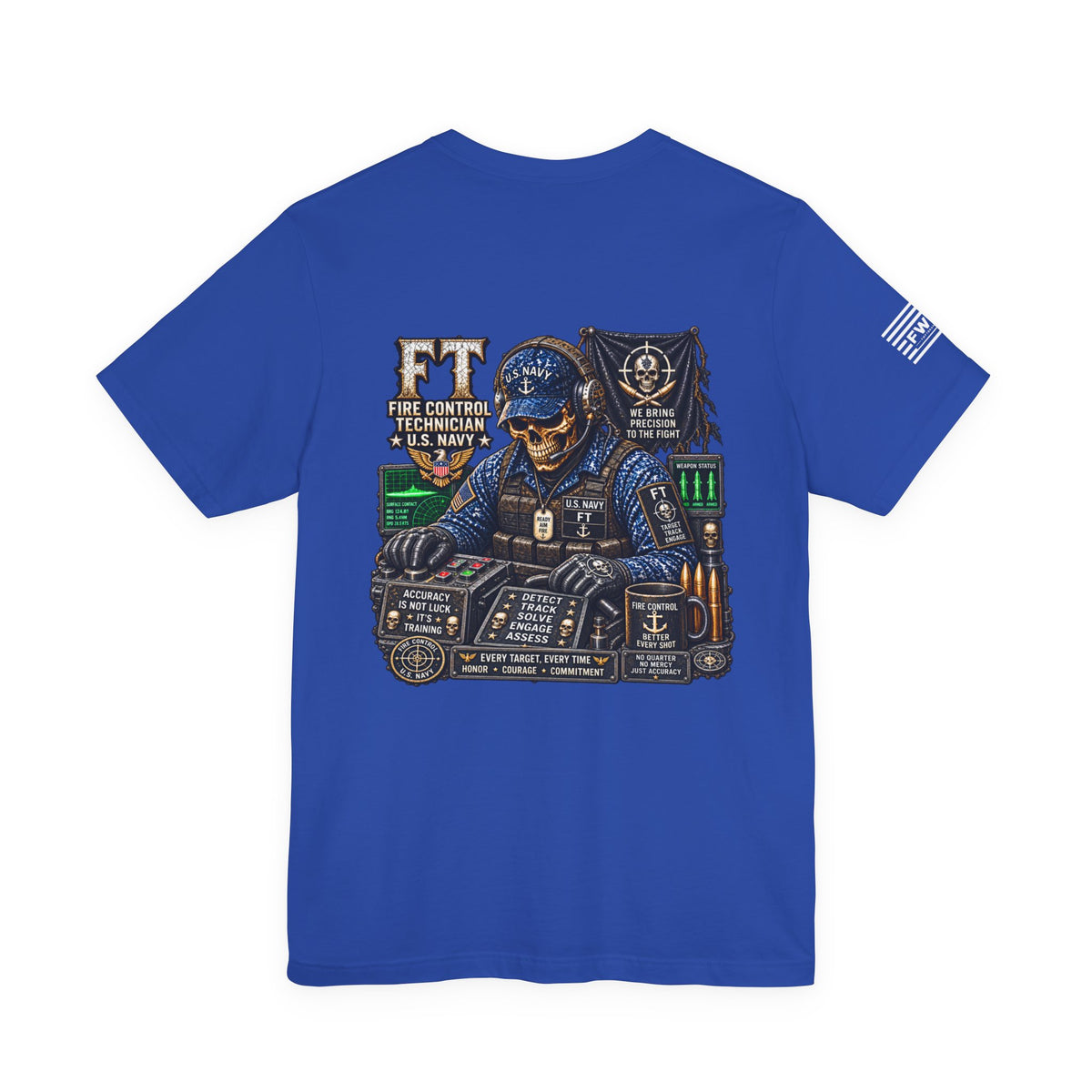 FT (Fire Control Technician) - Heavy Metal Rate Specific T-shirt