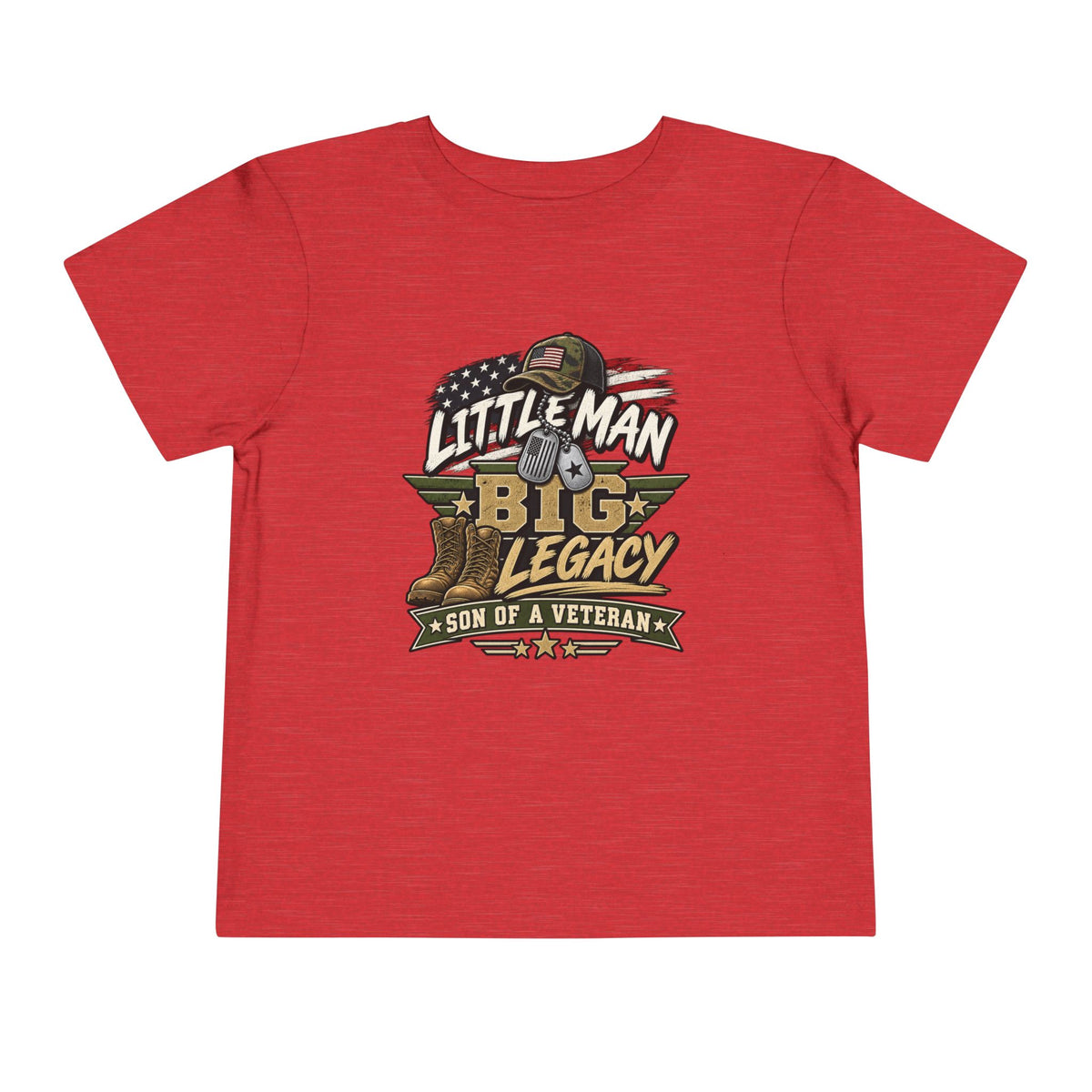 Little Man. Big Legacy. Son of a Veteran Shirt for Boys, Proud Military Kid T Shirt, Veteran Dad Son Tee, Military Family Gift, Patriotic Youth Shirt, Veteran Family