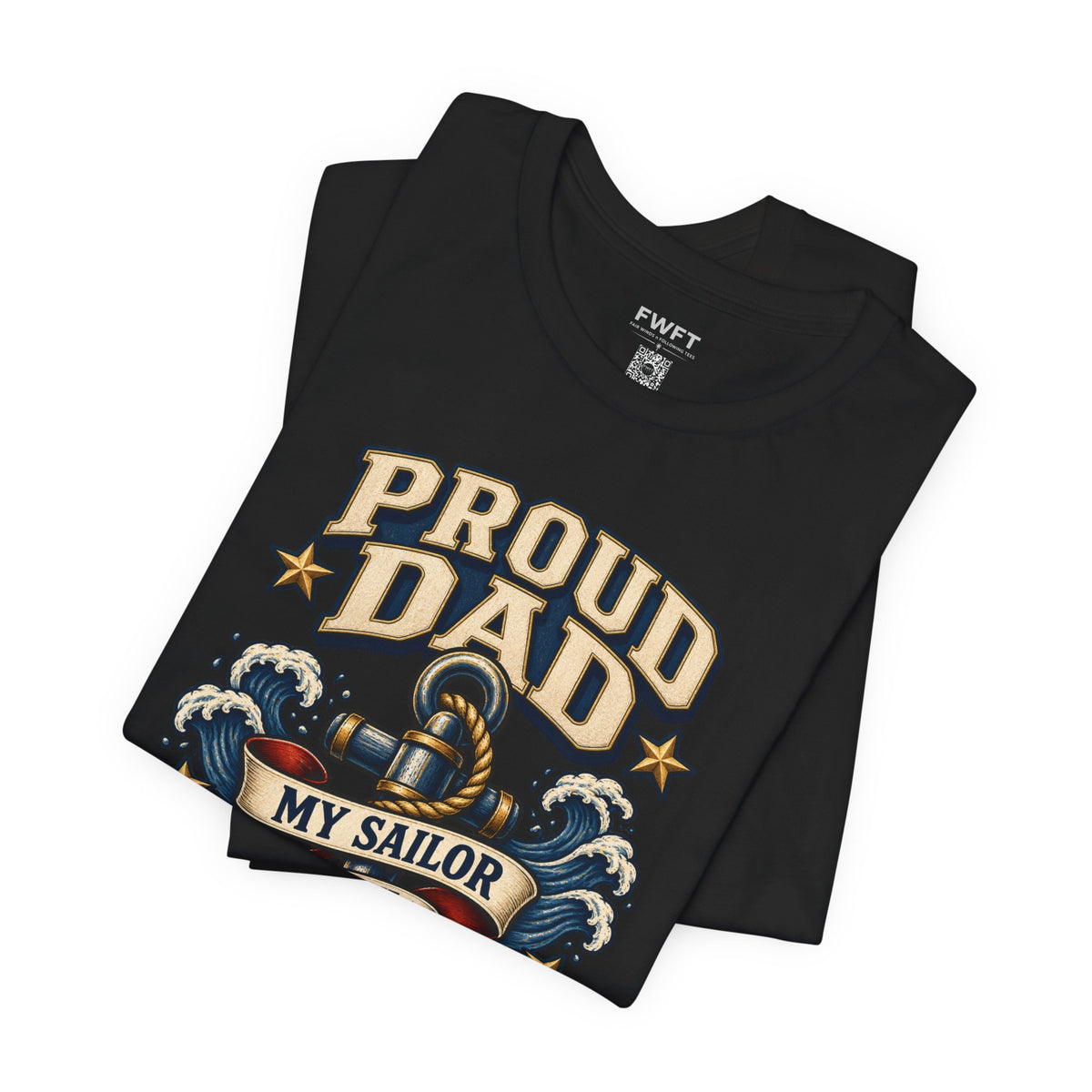 Proud Navy Dad Anchor Shirt, My Sailor Is the Anchor to My Pride T Shirt, Navy Father Gift, Military Family Tee