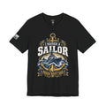 Proud Navy Dad Shirt, I Raised a Sailor T Shirt, Navy Sailor Father Gift, Military Family Tee