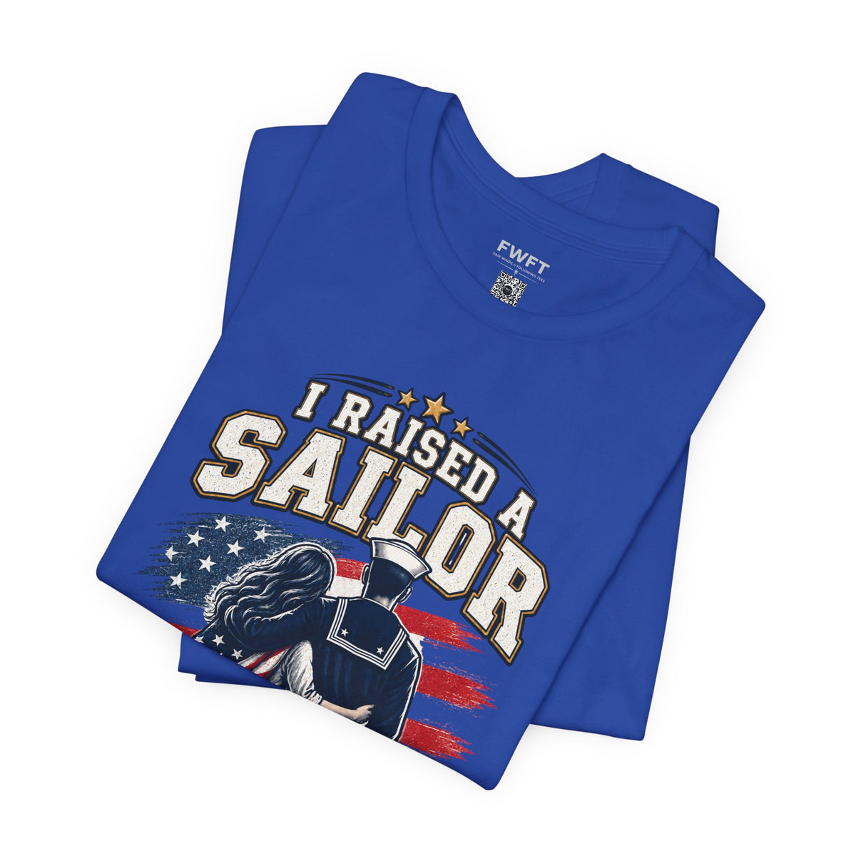 I Raised a Sailor Navy Mom Shirt, Proud Military Mother Gift, Navy Family Tee