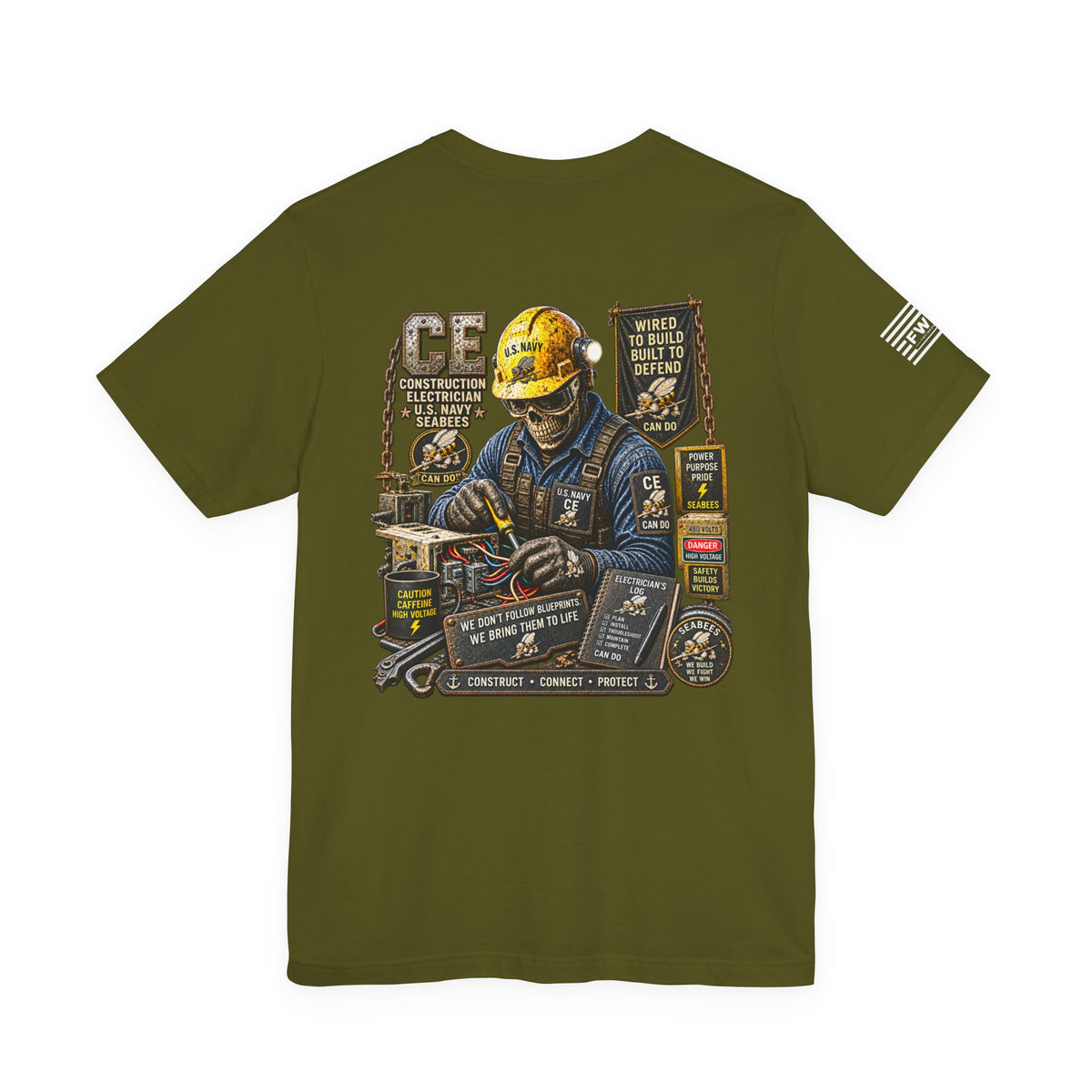 CE (Construction Electrician) - Heavy Metal Rate Specific T-shirt