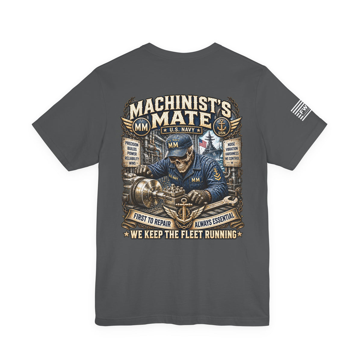MM (Machinists Mate) - Heavy Metal Rate Specific T-shirt