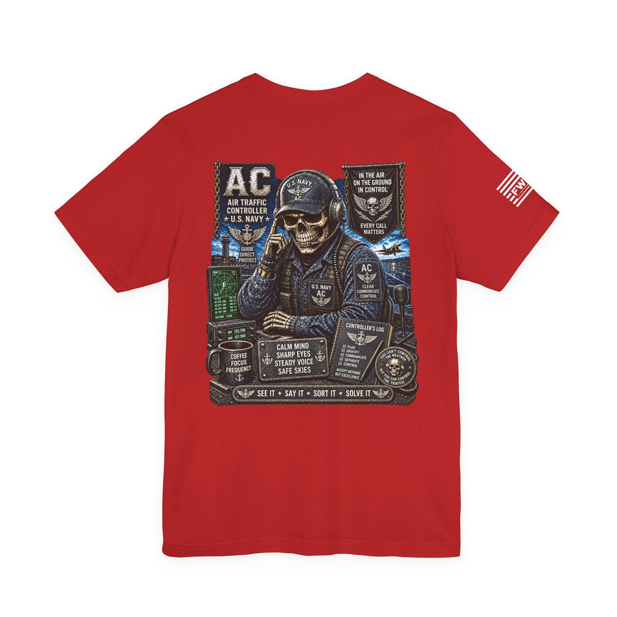 AC (Air Traffic Controller) - Heavy Metal Rate Specific T-shirt