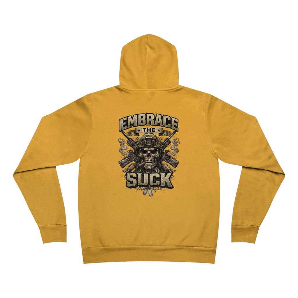 Embrace the Suck Hoodie – Army Inspired Military Skull Graphic Sweatshirt