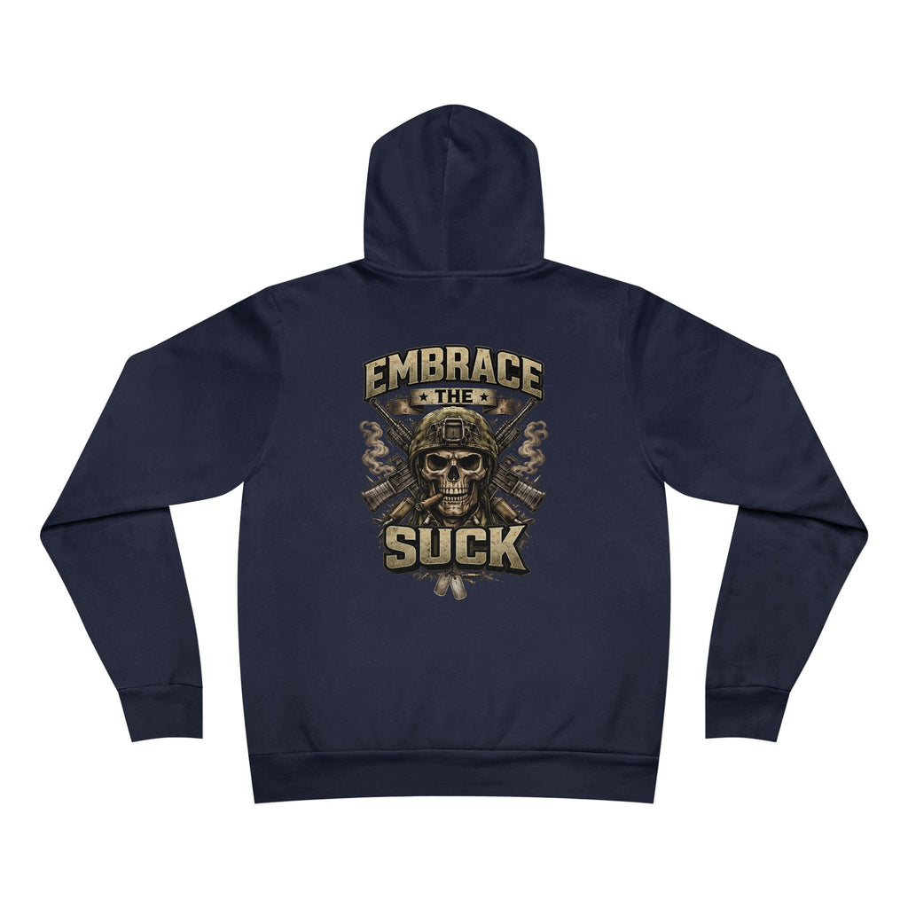 Embrace the Suck Hoodie – Army Inspired Military Skull Graphic Sweatshirt