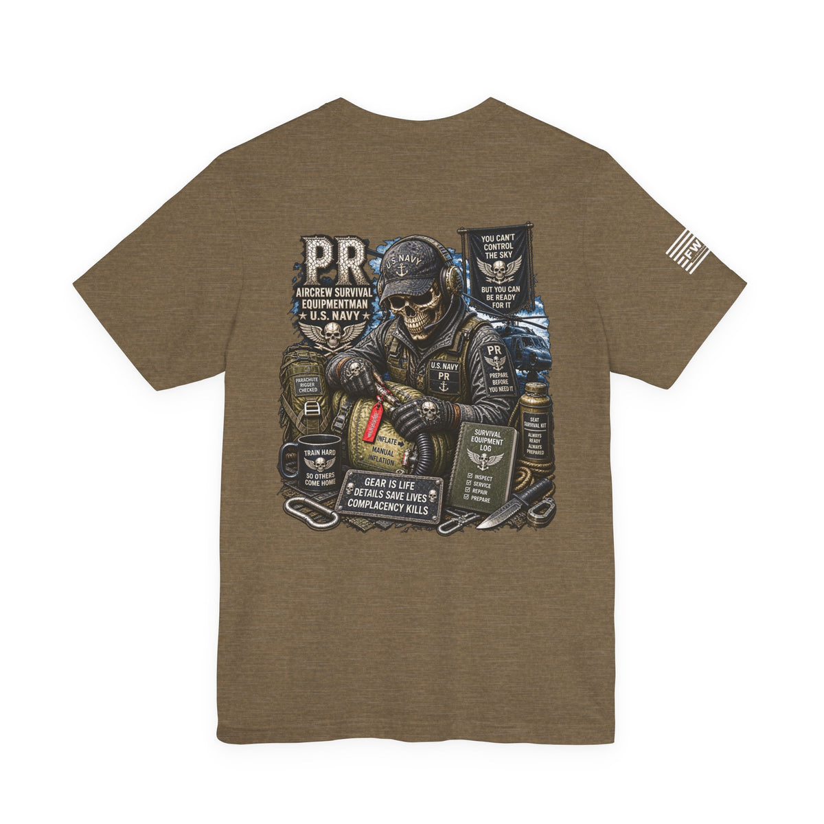 PR (Aircrew Survival Equipmentman) - Heavy Metal Rate Specific T-shirt