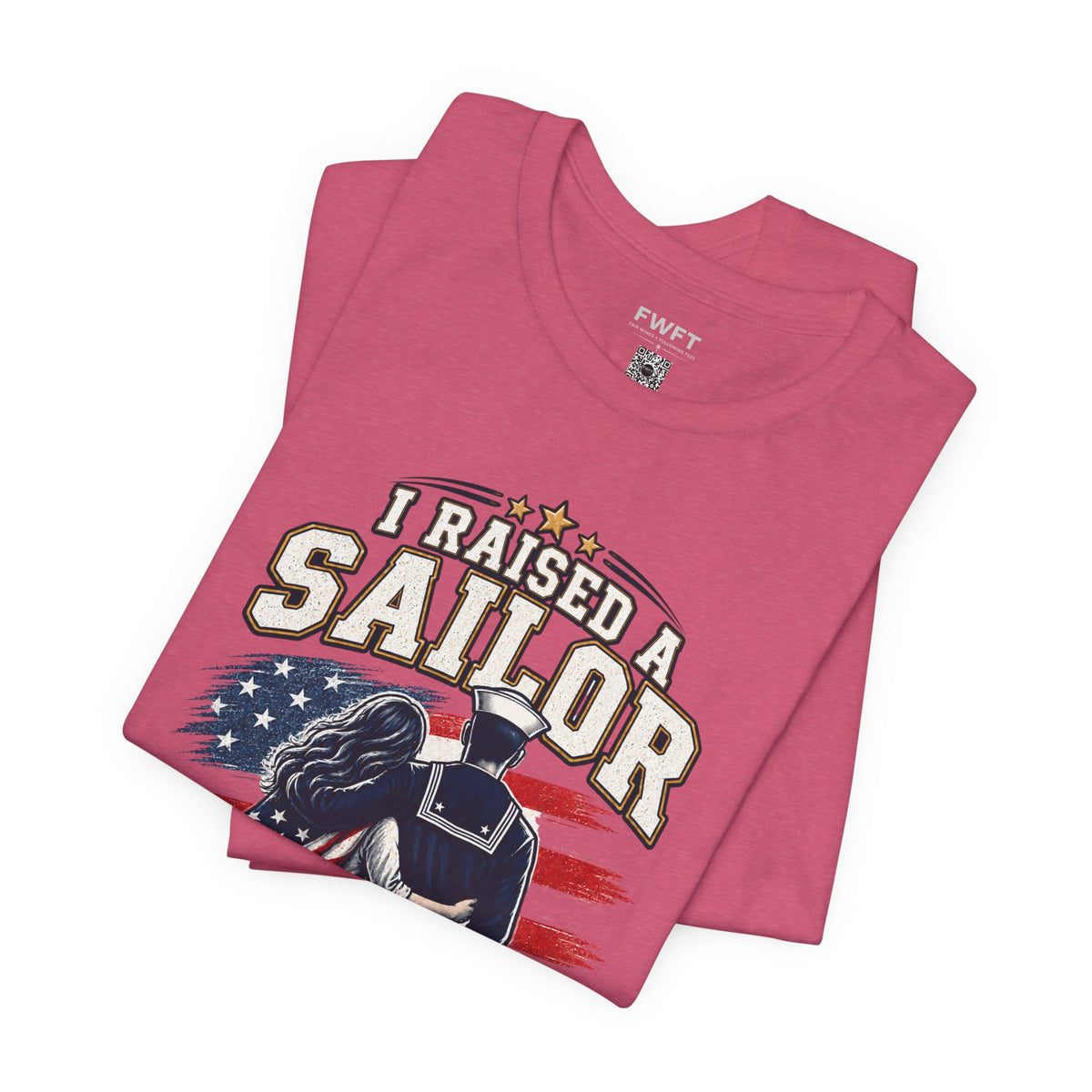 I Raised a Sailor Navy Mom Shirt, Proud Military Mother Gift, Navy Family Tee