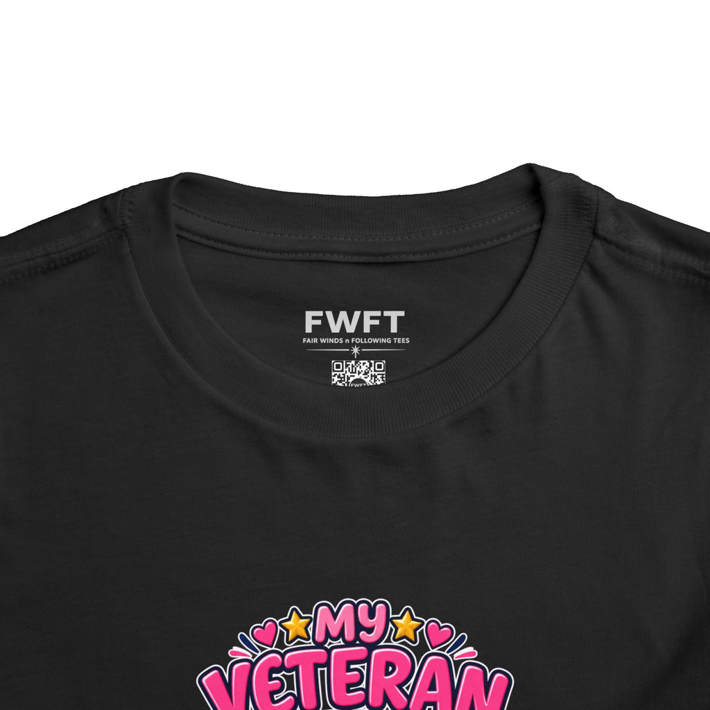 My Veteran is My Superhero Kid shirt. Daughter of a veteran shirt.
