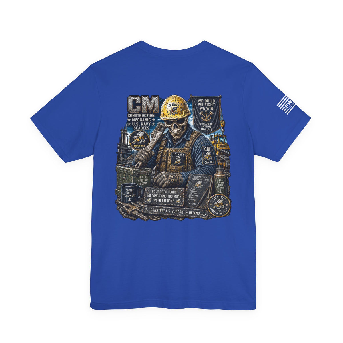 CM (Construction Mechanic) - Heavy Metal Rate Specific T-shirt