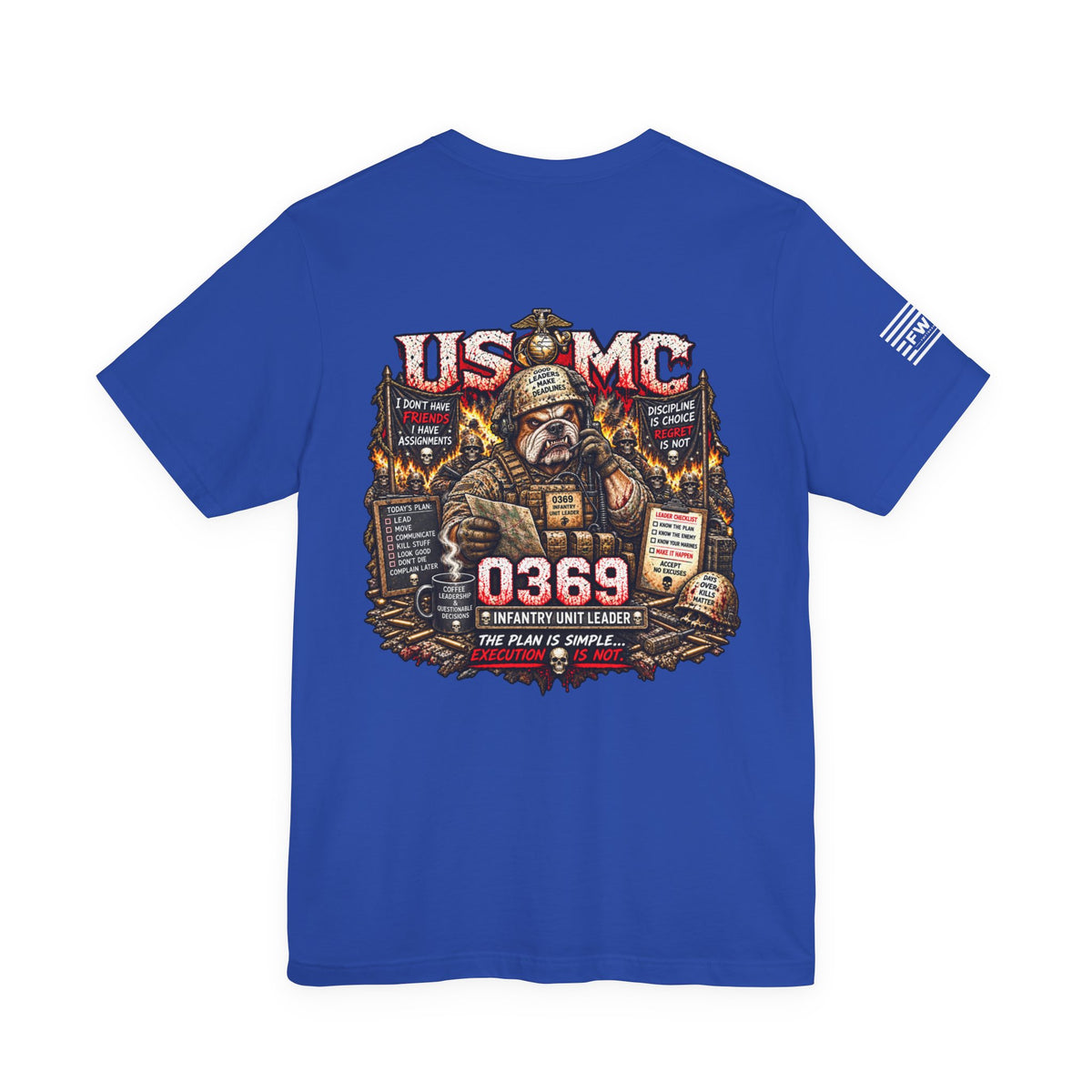 0369 Infantry Unit Leader Shirt, USMC Marine Corps Infantry Veteran T-Shirt