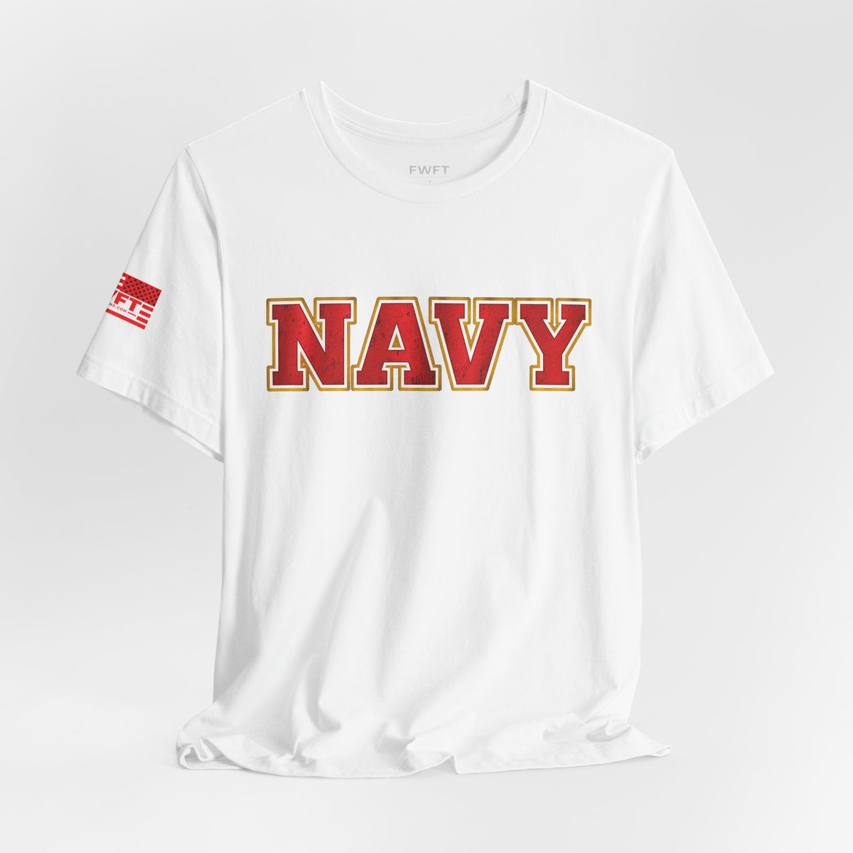 Navy Red Shirt, Navy Veteran Tee, Military Pride T Shirt, Black Navy Gift, Sailor Apparel