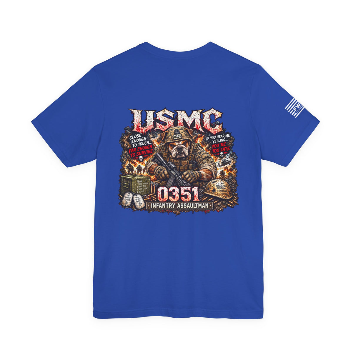 0351 Infantry Assaultman Shirt, USMC Marine Corps Infantry Veteran T-Shirt
