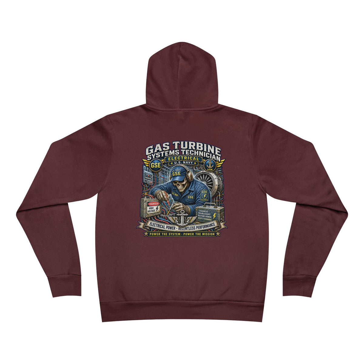 GSE (Gas Turbine Systems Technician - Electrical) Heavy Metal Hoodie – Wear Your Rate with Pride
