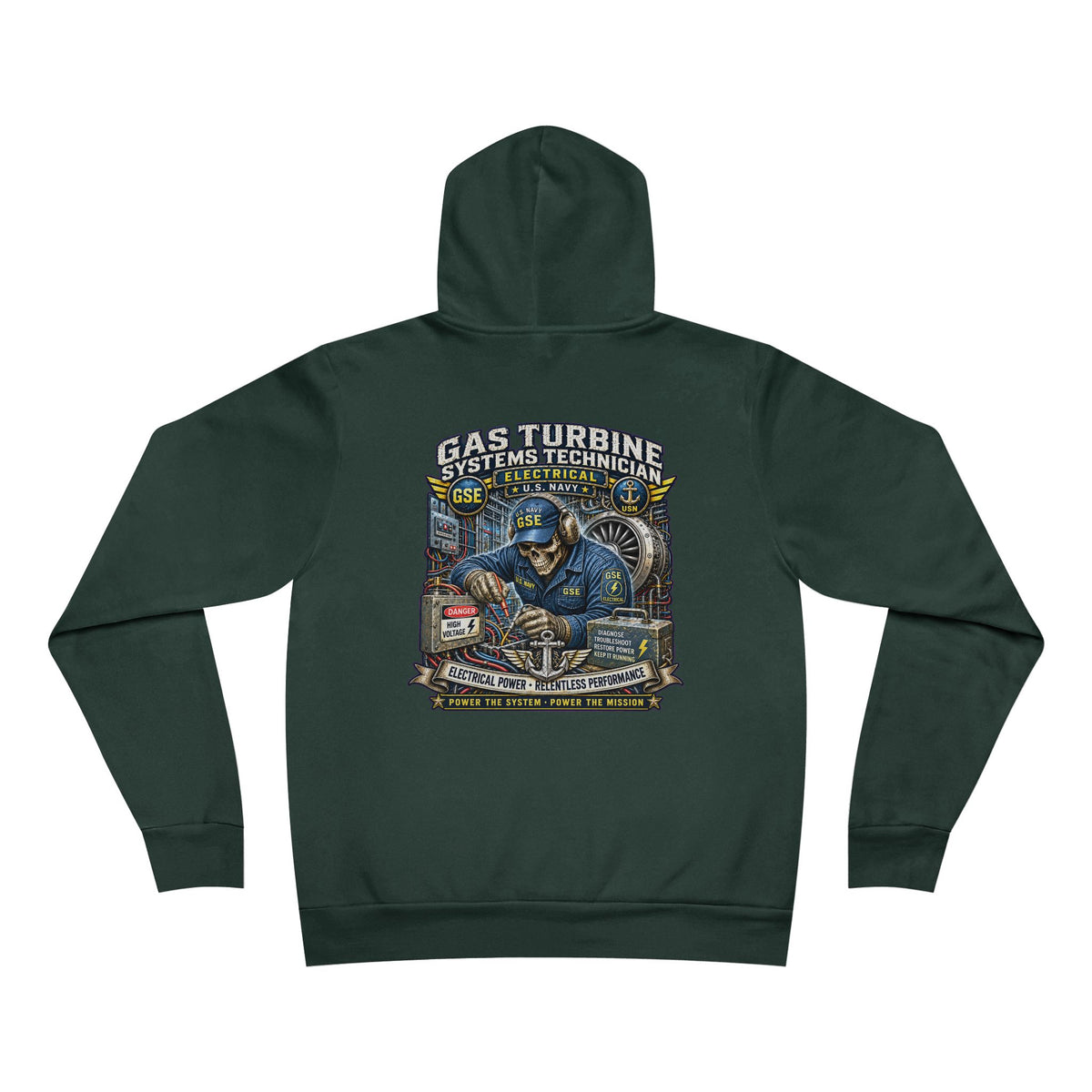 GSE (Gas Turbine Systems Technician - Electrical) Heavy Metal Hoodie – Wear Your Rate with Pride