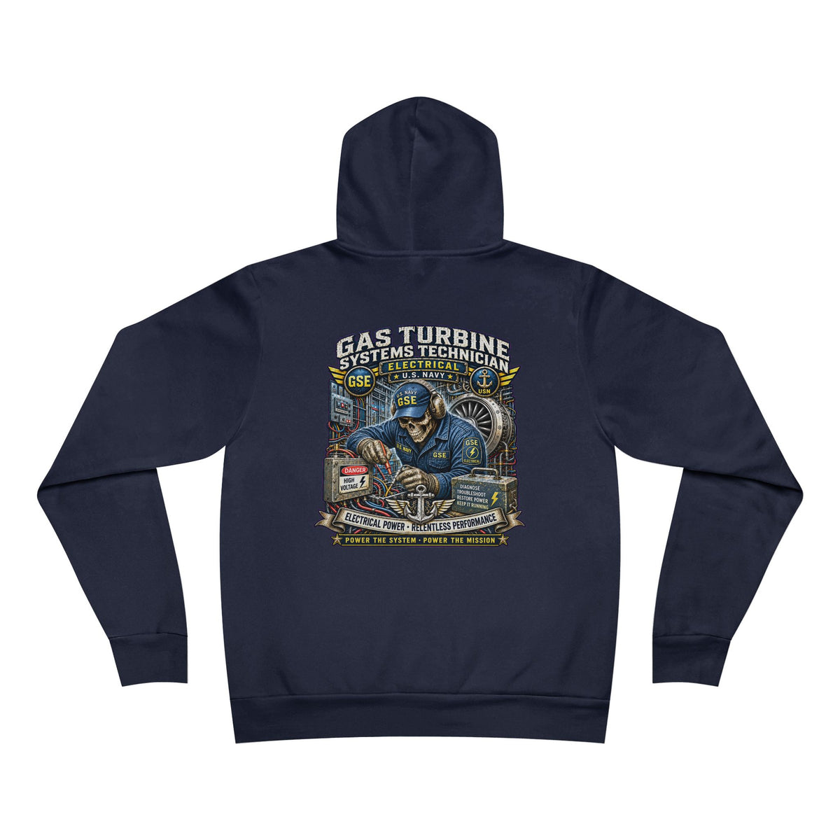 GSE (Gas Turbine Systems Technician - Electrical) Heavy Metal Hoodie – Wear Your Rate with Pride