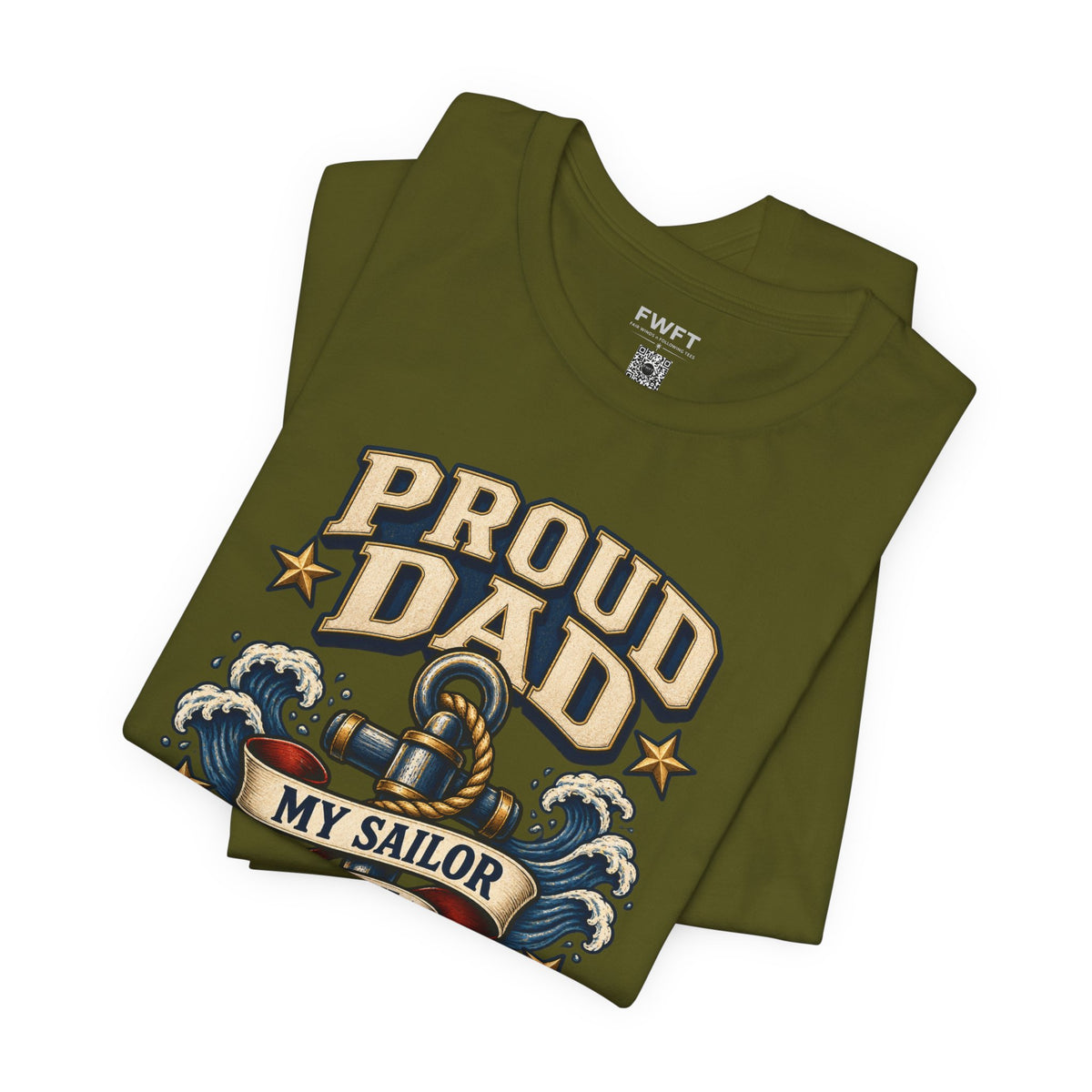 Proud Navy Dad Anchor Shirt, My Sailor Is the Anchor to My Pride T Shirt, Navy Father Gift, Military Family Tee