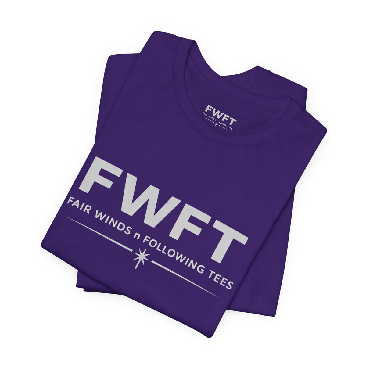 FWFT Logo T-Shirt, Fair Winds & Following Tees Shirt, Navy Inspired Tee, Veteran Apparel, Military Streetwear Shirt